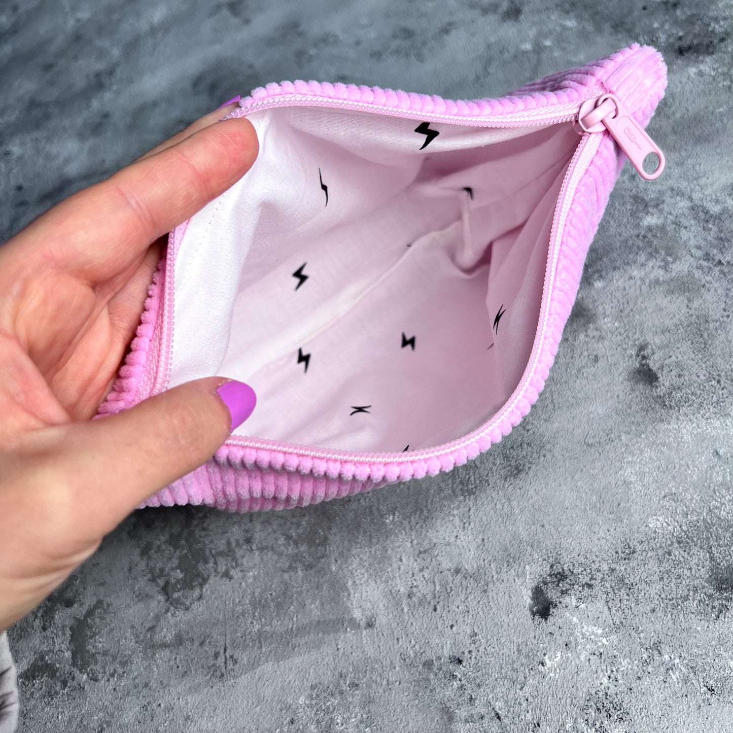 KOSMETIKTASCHE LOW ROSA x FLASHES