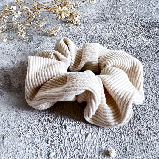 SCRUNCHIE RIPP BEIGE