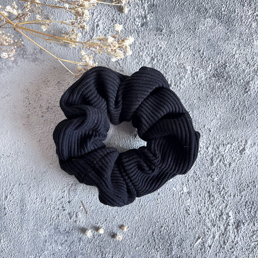 SCRUNCHIE BLACK RIPP