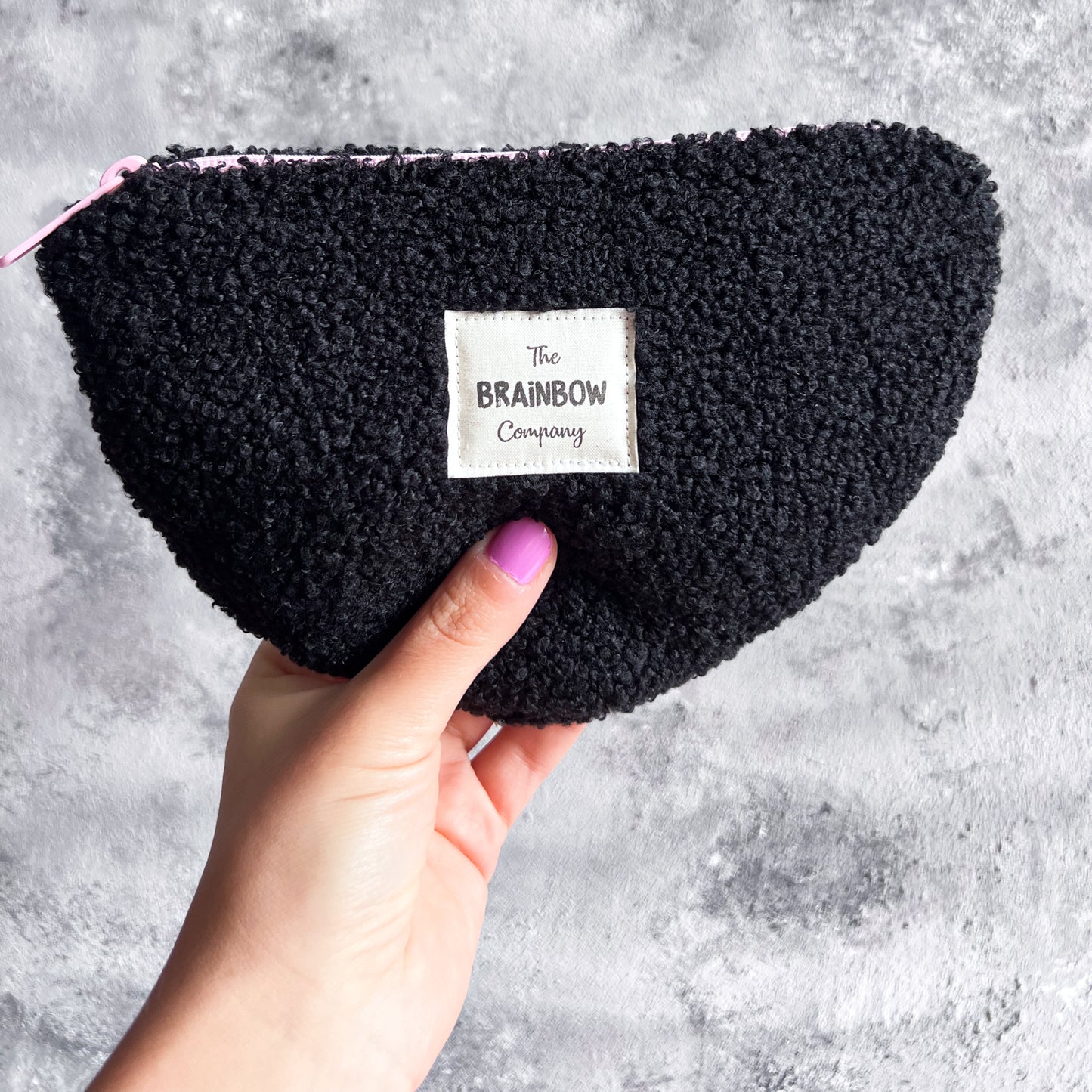 HALFMOON POUCH BLACK x ROSA