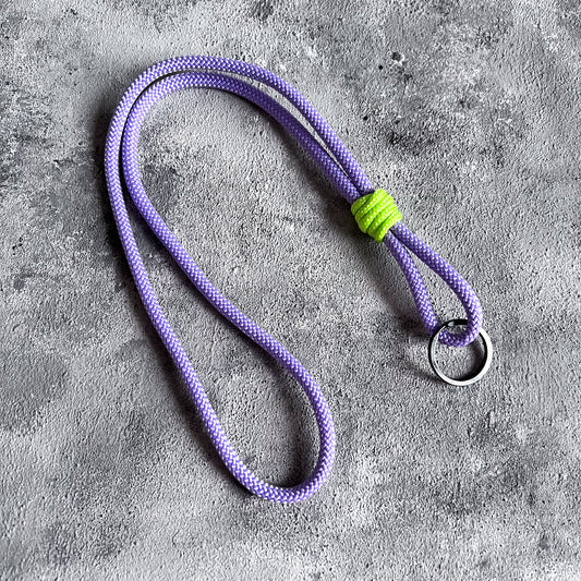 SCHLÜSSELANHÄNGER LILA x GELB