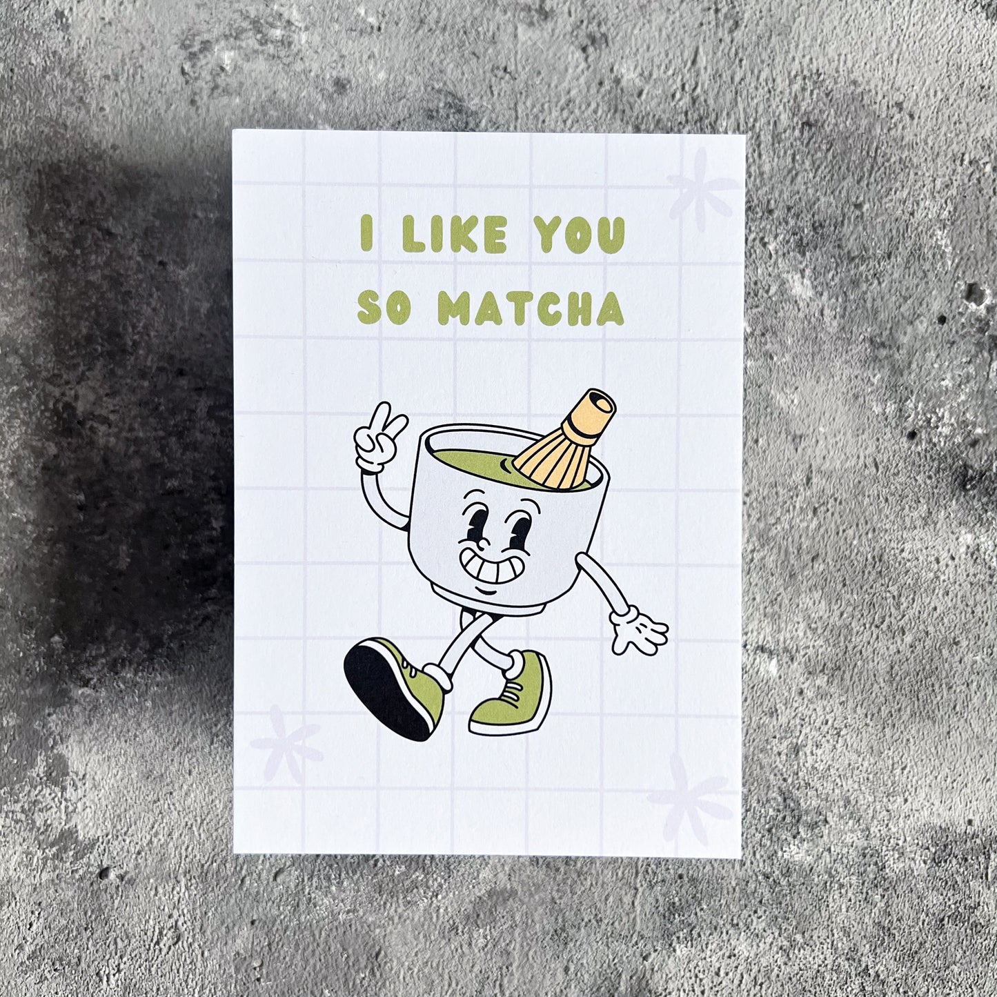 POSTKARTE MATCHA