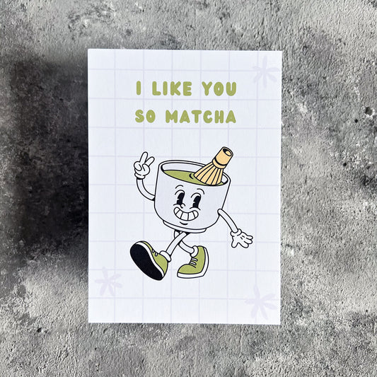 POSTKARTE MATCHA