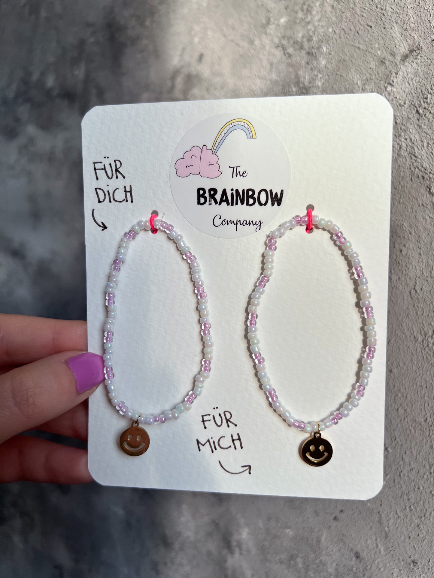 FREUNDSCHAFTSARMBÄNDER PEARL x FLIEDER